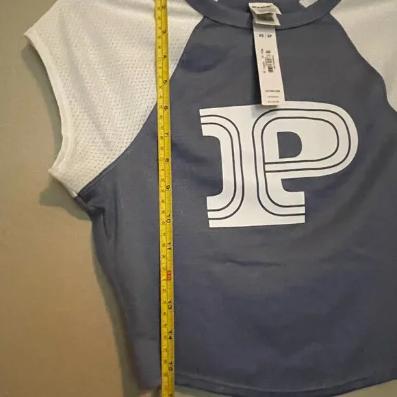 Victoria's Secret, PINK, Cropped Basketball Mesh Tee, NEW! - Picture 5 of 6